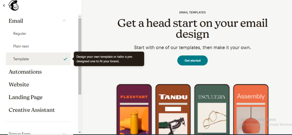 Email Templates and Design Options of MailChimp